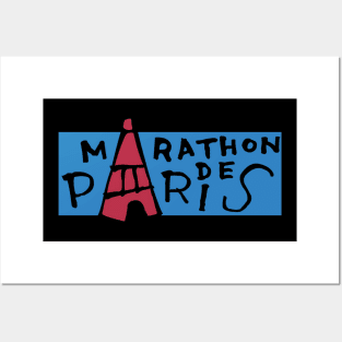 Marathon De Paris Posters and Art